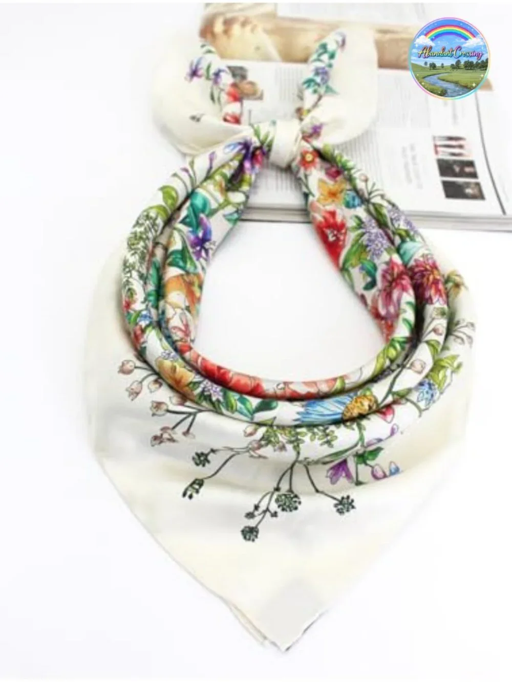 100% Mulberry Silk Square Scarf, 35